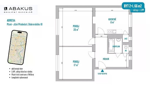 Prodej bytu 2+1 66 m² Dobrovského, Plzeň - Jižní Předměstí