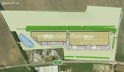 Pronájem výrobní haly, prostoru 20459 m²
