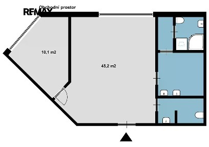 Pronájem obchodního prostoru 55 m² Bidláky, Brno - Štýřice