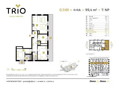 Prodej bytu 4+kk 99 m²