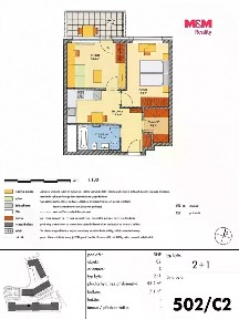 Prodej bytu 2+1 53 m² Svitákova, Praha - Stodůlky