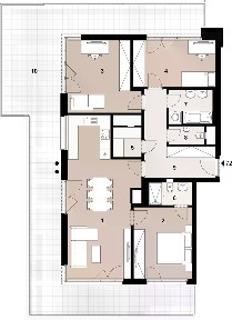 Prodej bytu 4+kk 105 m²