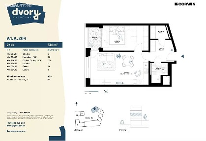 Prodej bytu 2+kk 51 m² K Žižkovu, Praha - Vysočany