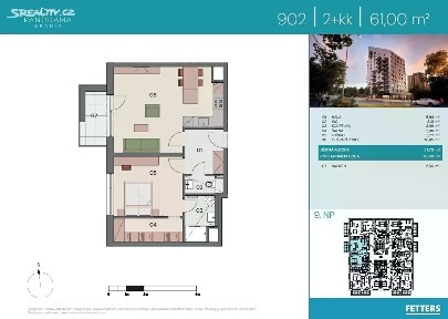 Prodej bytu 2+kk 58 m² Údolní, Praha - Braník