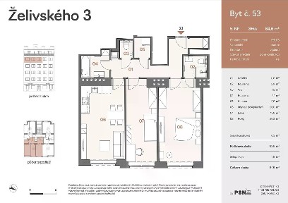 Prodej bytu 3+kk 77 m² Jana Želivského, Praha - Žižkov