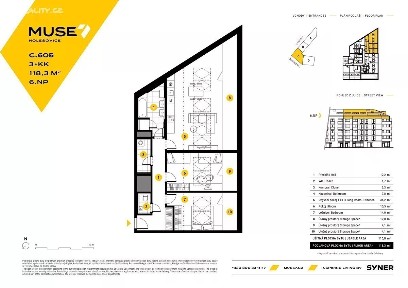 Prodej bytu 3+kk 118 m² U papírny, Praha - Holešovice