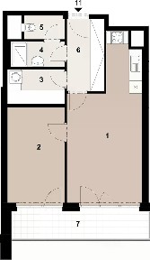 Prodej bytu 2+kk 52 m² Poděbradská, Praha - Vysočany