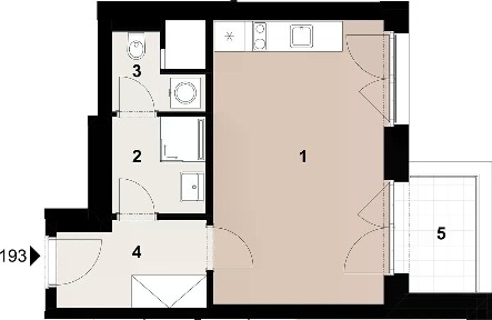 Prodej bytu 1+kk 33 m²