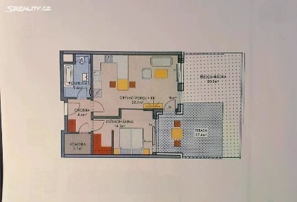 Prodej bytu 2+kk 55 m² Huppnerova, Praha - Ruzyně