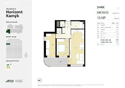 Prodej bytu 3+kk 78 m² Smotlachova, Praha - Kamýk