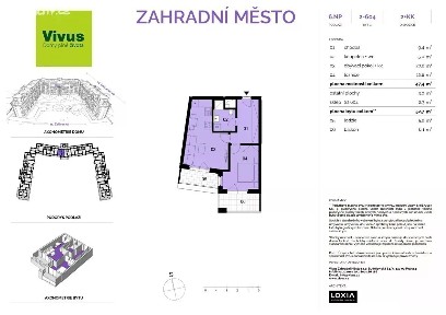 Prodej bytu 2+kk 53 m²