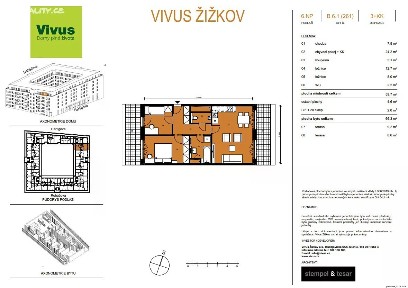 Prodej bytu 3+kk 85 m² Kaplířova, Praha - Žižkov