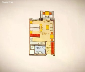 Prodej bytu 1+kk 41 m² Praha - Chodov