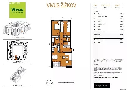 Prodej bytu 3+kk 87 m² Budovcova, Praha - Žižkov