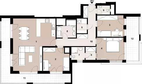 Prodej bytu 4+kk 109 m²