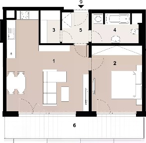 Prodej bytu 2+kk 57 m² Penízovková, Praha - Pitkovice
