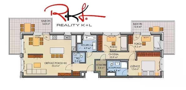 Prodej bytu 4+kk 125 m² Honzíkova, Praha - Dolní Měcholupy