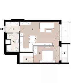 Prodej bytu 2+kk 56 m² Roudnická, Praha - Střížkov