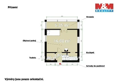 Prodej chaty 31 m², pozemek 291 m²