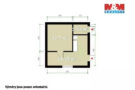 Prodej chaty 30 m², pozemek 30 m²