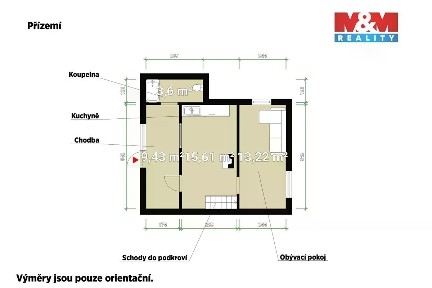 Prodej chaty 65 m², pozemek 64 m²