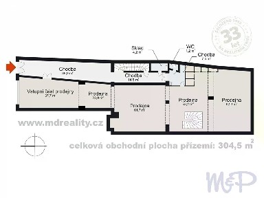 Pronájem výrobní haly, prostoru 520 m²