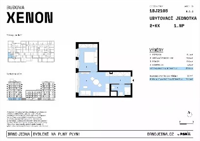 Prodej bytu 2+kk 38 m² Plynárenská, Brno - Zábrdovice