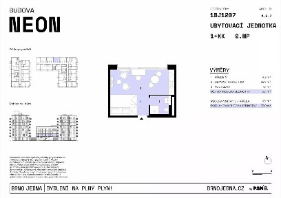 Prodej bytu 1+kk 26 m²