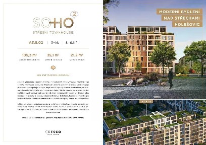 Prodej bytu 3+kk 105 m² V Háji, Praha - Holešovice