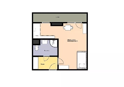 Pronájem bytu 1+kk 25 m² Písečná, Praha - Troja