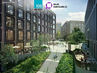 Pronájem kanceláře 912 m² Italská, Praha - Vinohrady