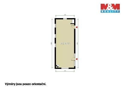 Pronájem obchodního prostoru 64 m²