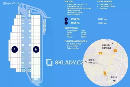 Pronájem skladového prostoru 11000 m²