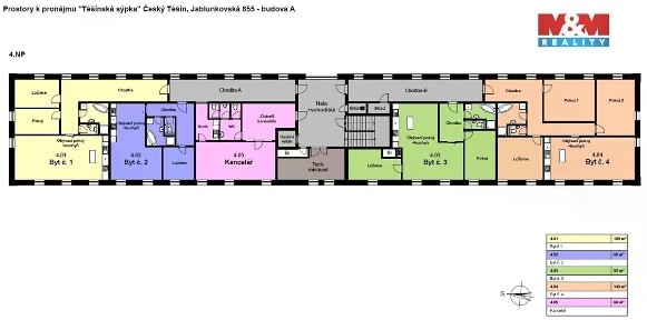 Pronájem bytu 2+kk 63 m² Jablunkovská, Český Těšín