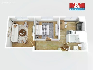 Prodej bytu 2+1 44 m²