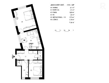 Prodej bytu 3+kk 73 m²