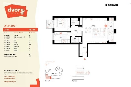 Prodej bytu 3+kk 78 m² K Žižkovu, Praha - Vysočany
