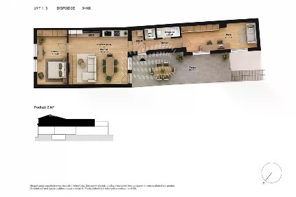 Prodej bytu 3+kk 73 m²