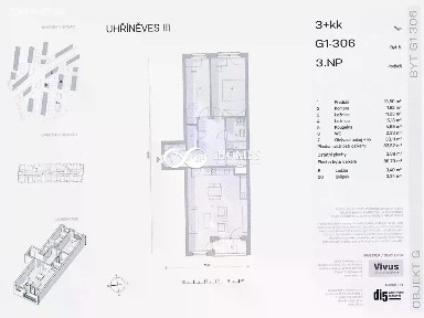 Prodej bytu 3+kk 83 m²