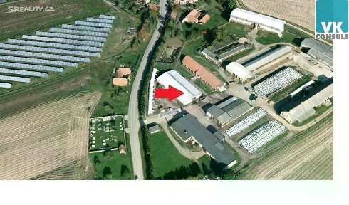Pronájem skladového prostoru 800 m² Bohuňovice