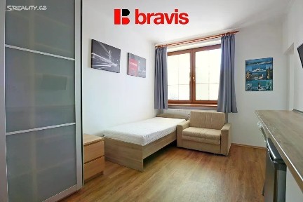 Pronájem bytu 1+kk 18 m² Chaloupky, Popůvky