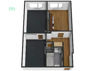 Pronájem bytu 2+1 60 m² Bočkovo nám., Potštát