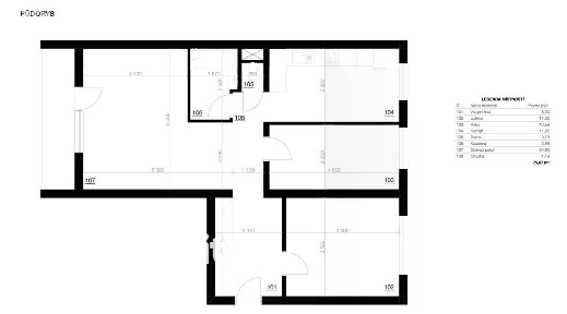 Pronájem bytu 3+1 79 m² Družstevní, Kojetín - Kojetín I-Město