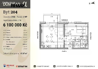 Prodej bytu 2+kk 59 m² Dítětova, Plzeň - Lobzy