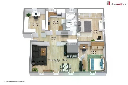 Prodej bytu 4+1 94 m² Sládkova, Karlovy Vary