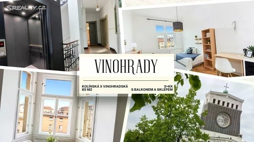 Prodej bytu 3+kk 85 m² Kolínská, Praha - Vinohrady
