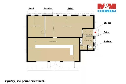 Prodej obchodního prostoru 115 m²