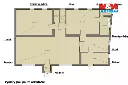Prodej obchodního prostoru 141 m²