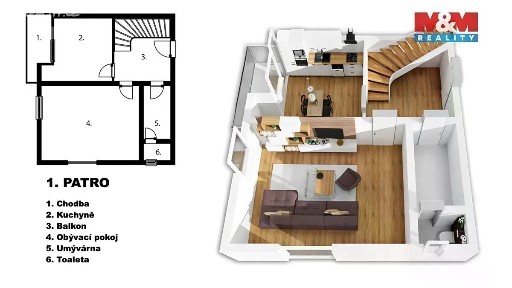 Prodej bytu 3+1 79 m²