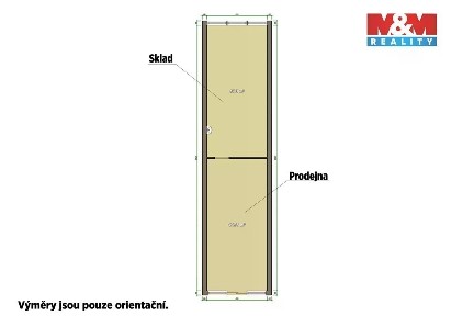 Pronájem obchodního prostoru 91 m²